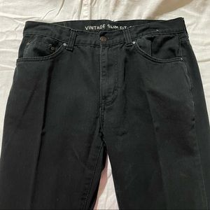 Chaps black jeans  32W